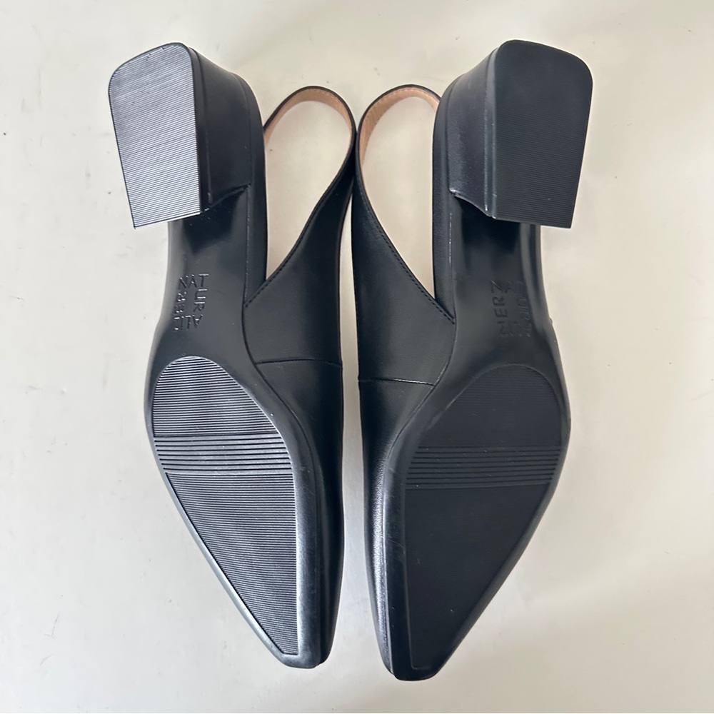 NEW Naturalizer Ginger Black Block Heel Women's Slingbacks, Sz 7M - Picture 11 of 12